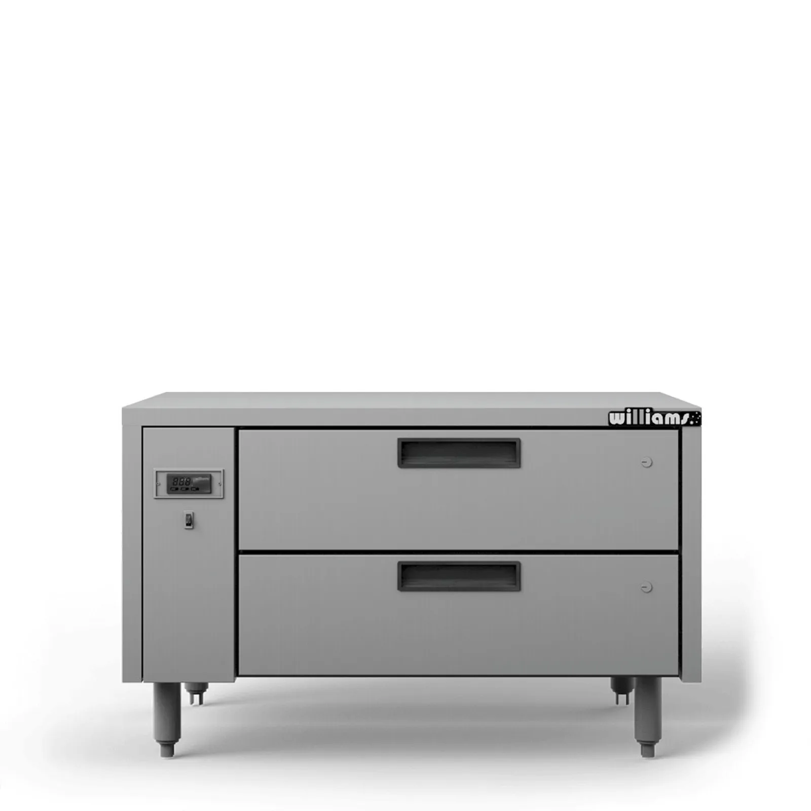 Williams JL2R Jarrah - 2 Drawer Remote Lowline Fridge