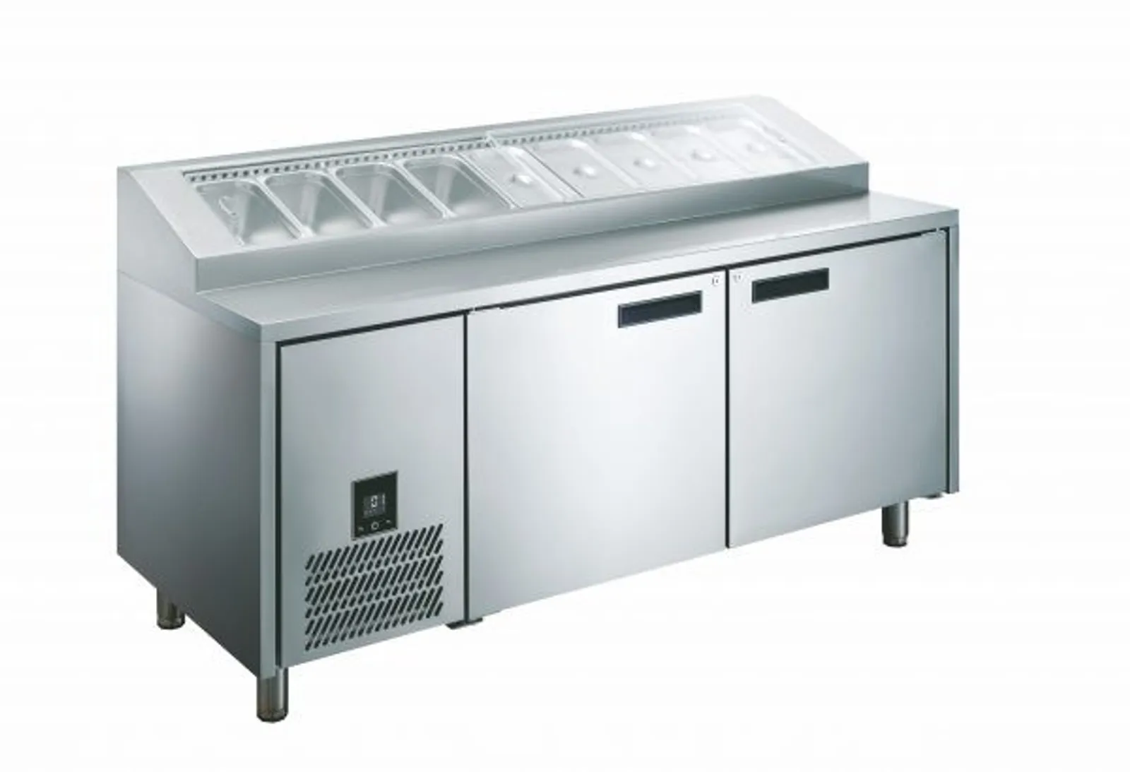 Glacian HPB1815 - 2 Door Pizza Prep Fridge