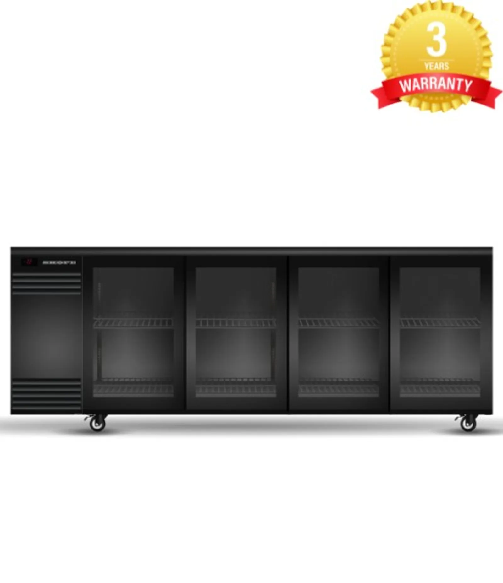 Skope BB.4.GSL BackBar 4 Glass Sliding Door Fridge