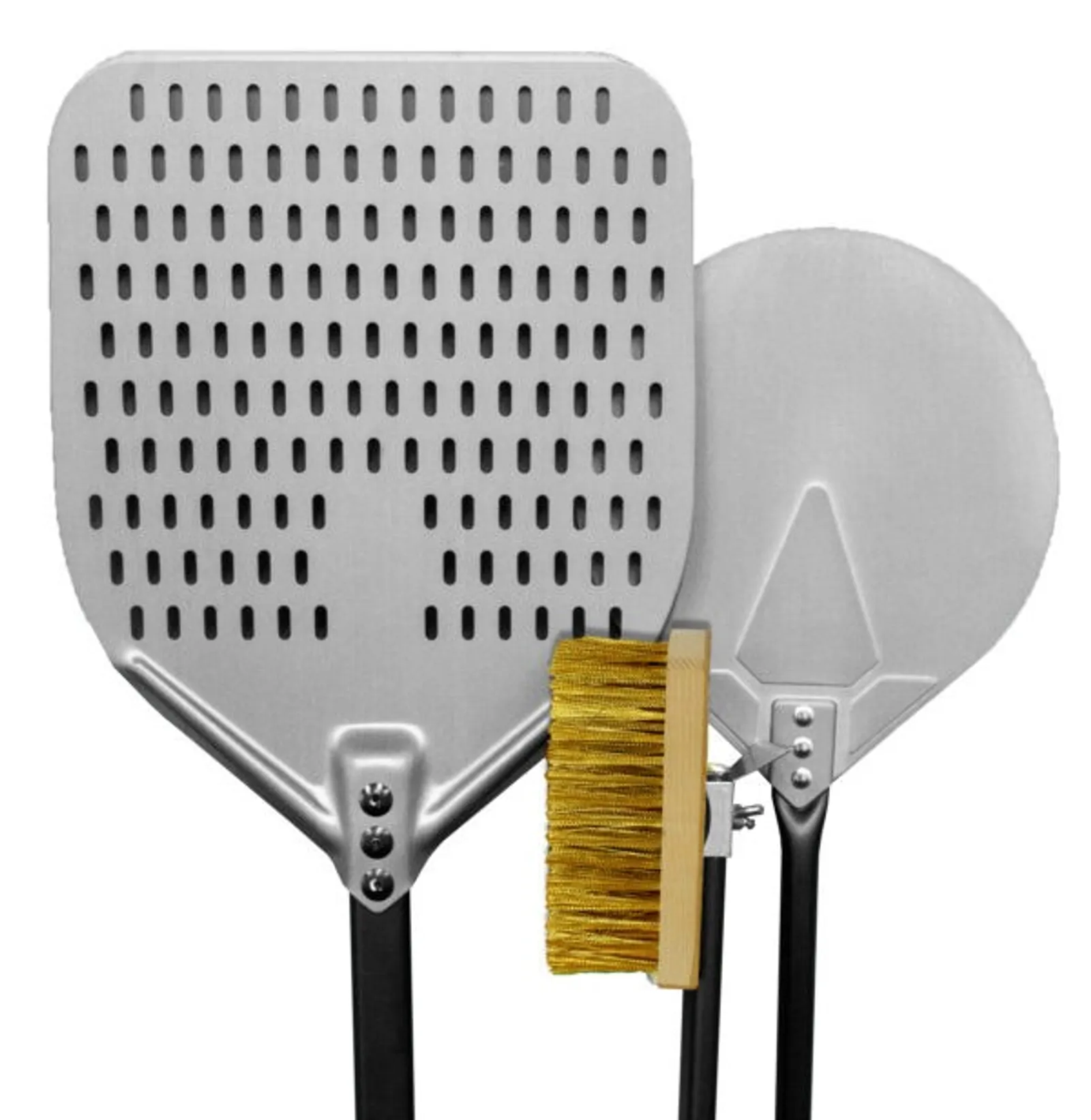 Moretti Forni HTS3 - 3 Pieces Pizza Tool Set – Hard Anodised Aluminum
