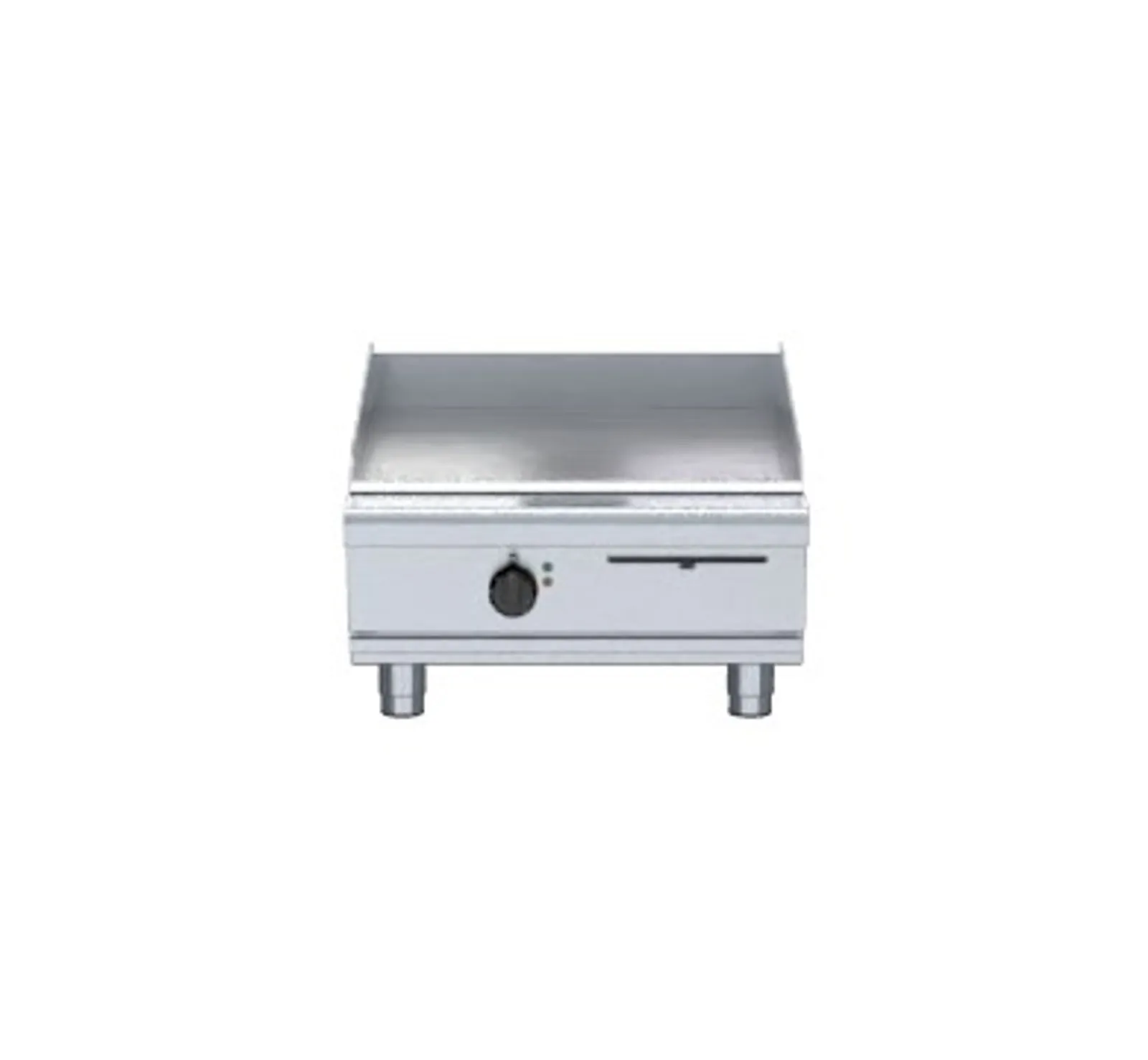 Waldorf 800 Series GPL8600E-B - 600mm Electric Griddle Low Back Version Bench Model