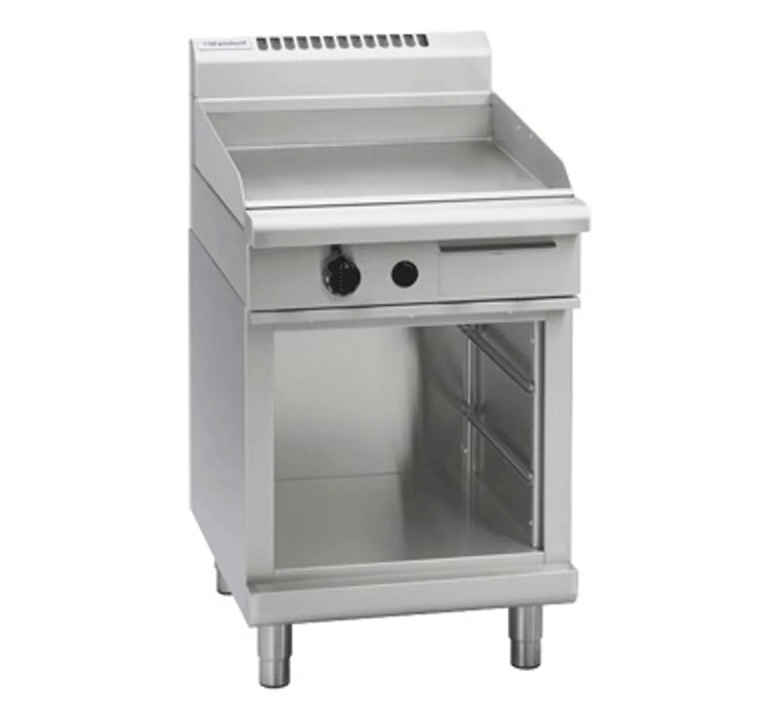 Waldorf 800 GPL8600G-CB - 600mm Gas Griddle Low Back Version Cabinet Base