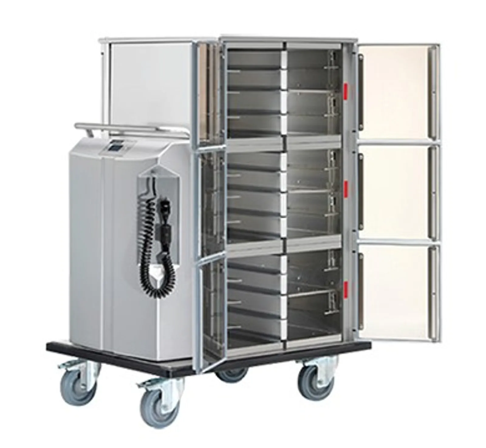 Burlodge Optima RS Long - 24 Tray Trolley - Temperature Maintenance Tray System