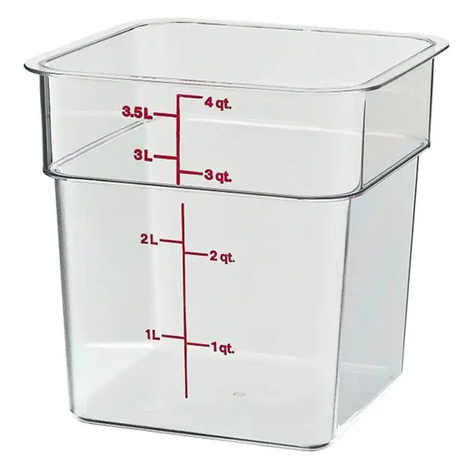 Cambro 4SFSCW135 - Camwear Storage Container 3.8L - Clear
