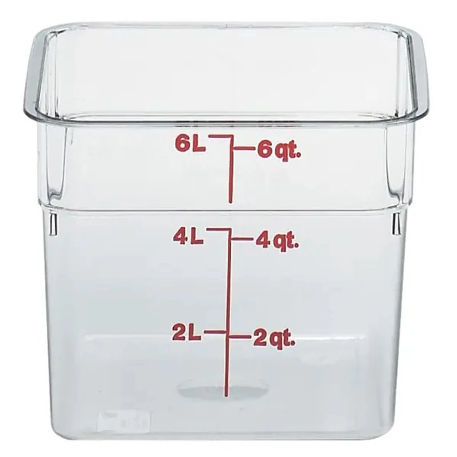 Cambro 6SFSCW135 - Camwear Storage Container 5.7L - Clear