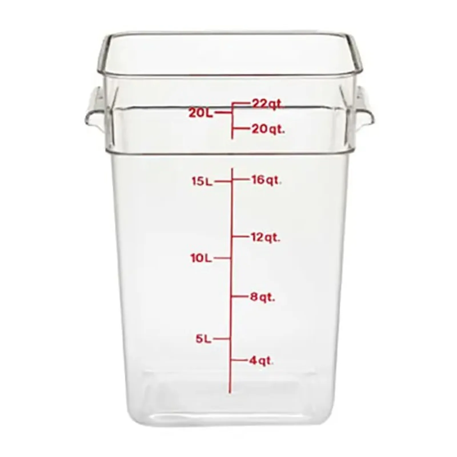 Cambro 22SFSCW135 - Camwear Storage Container 20.8L - Clear