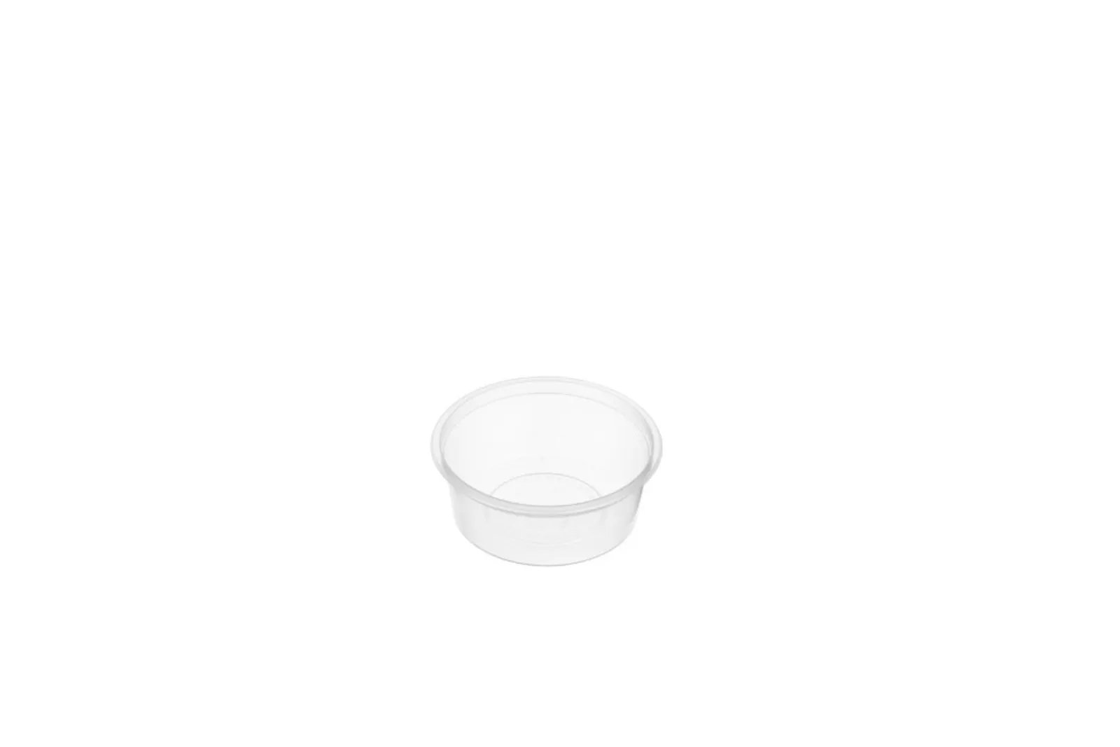 GenFac CONRD070 - 70ml Round Sauce Container (1000 Pcs)