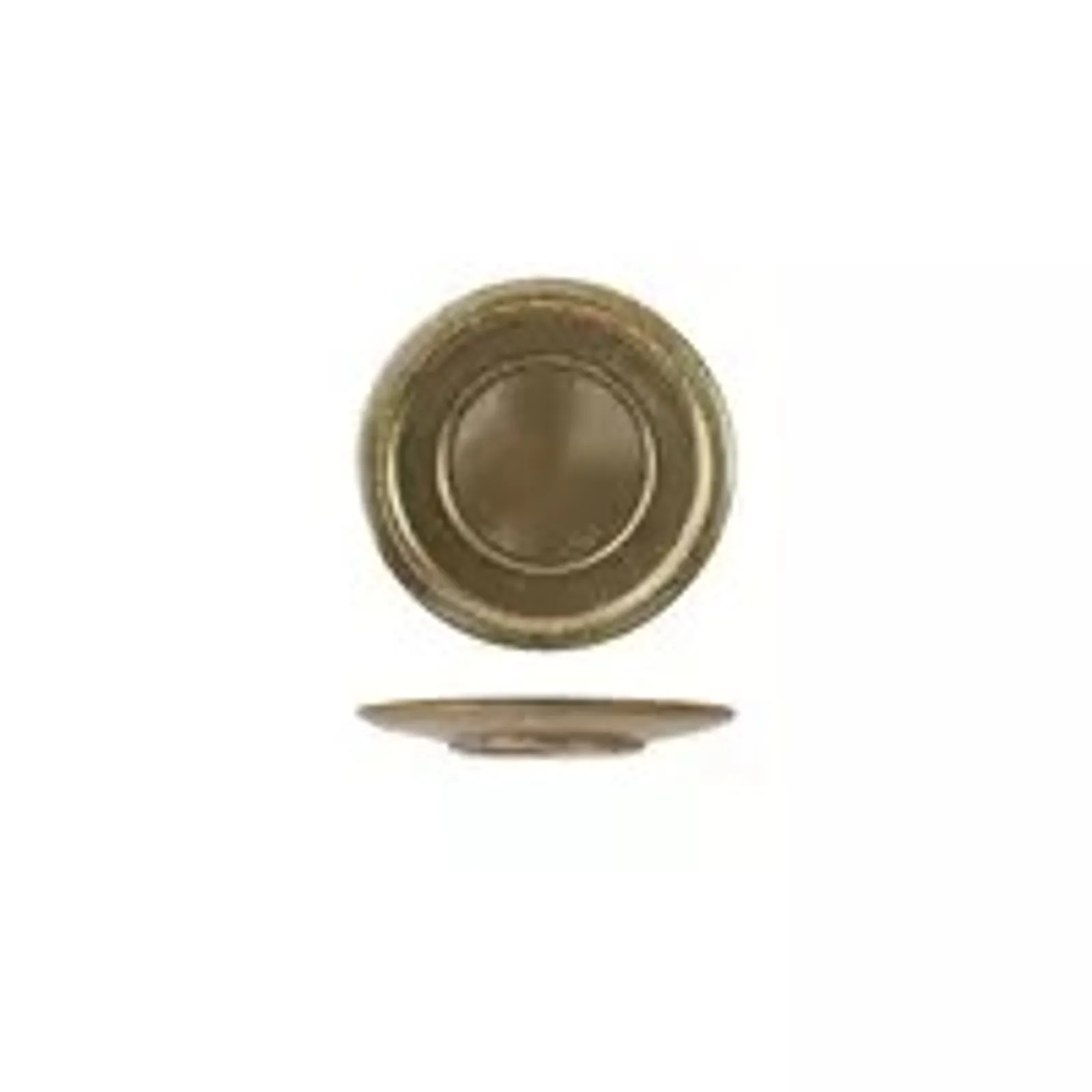 Rak Porcelain R50-1016-RU - Rakstone Ease Rust Flat Plate 160mm