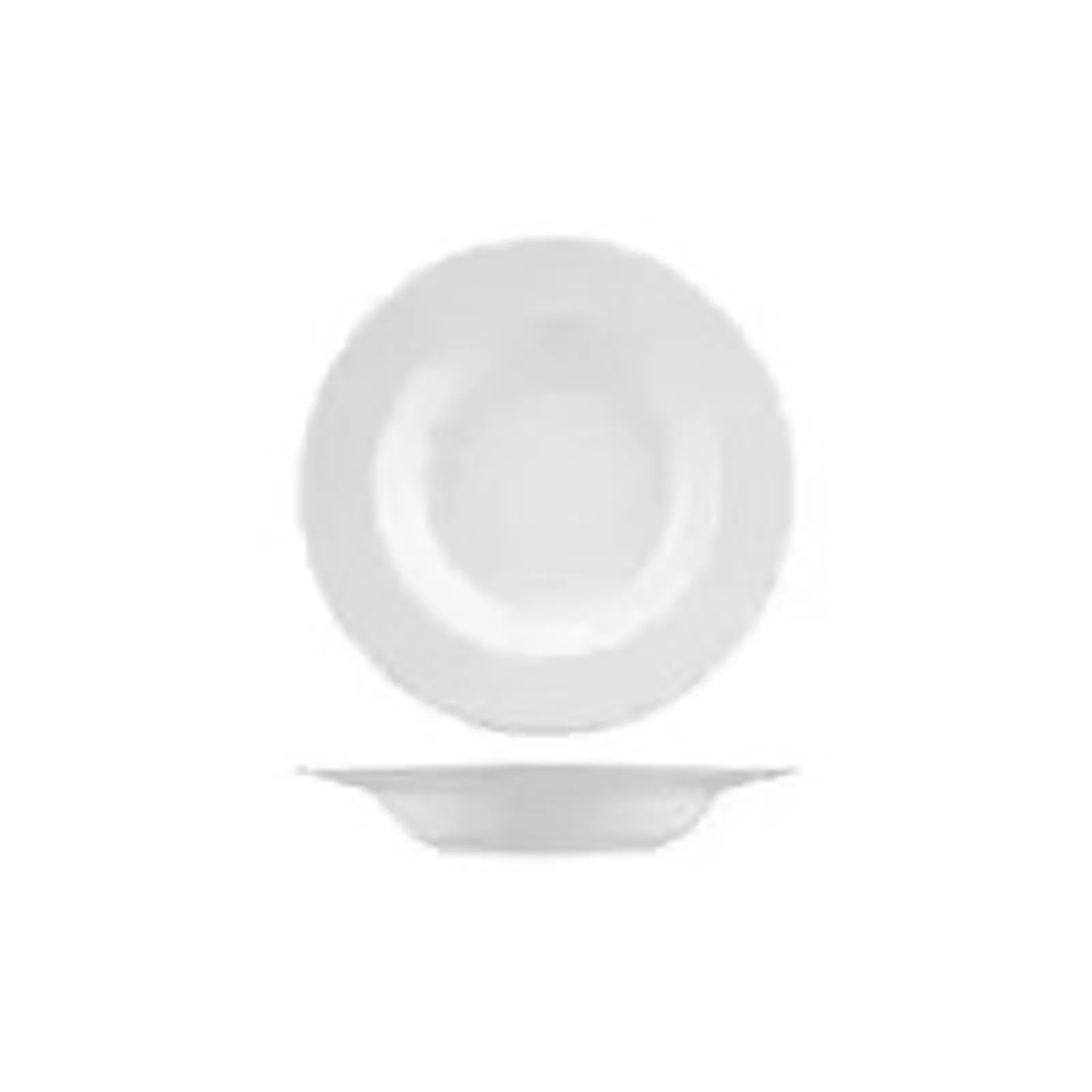 Rak Porcelain RDP23 - Rondo Round Deep Plate - Wide Rim 200ml