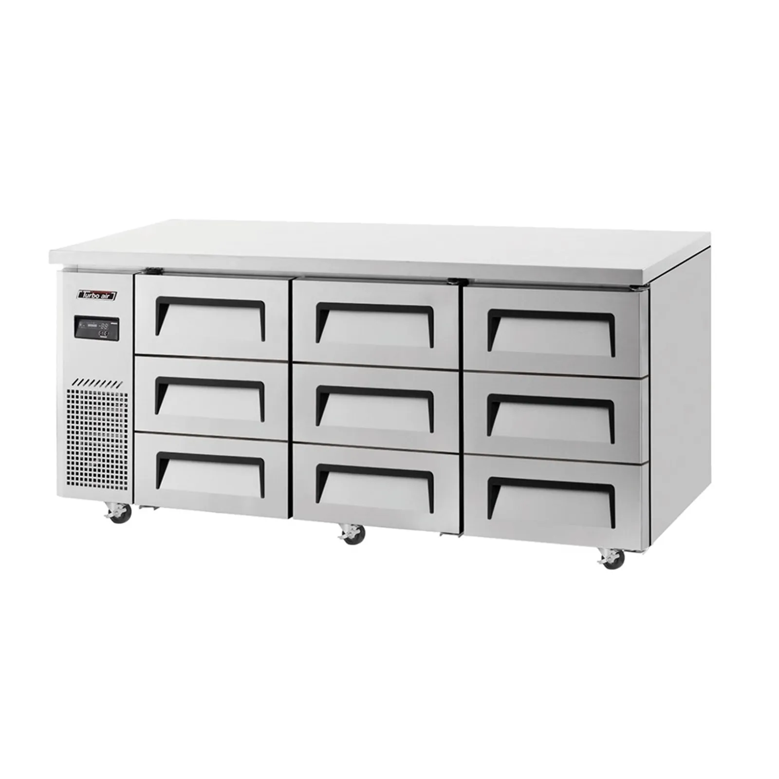 Turbo Air KUR18-3D-9-N - 9 Drawer Undercounter Fridge