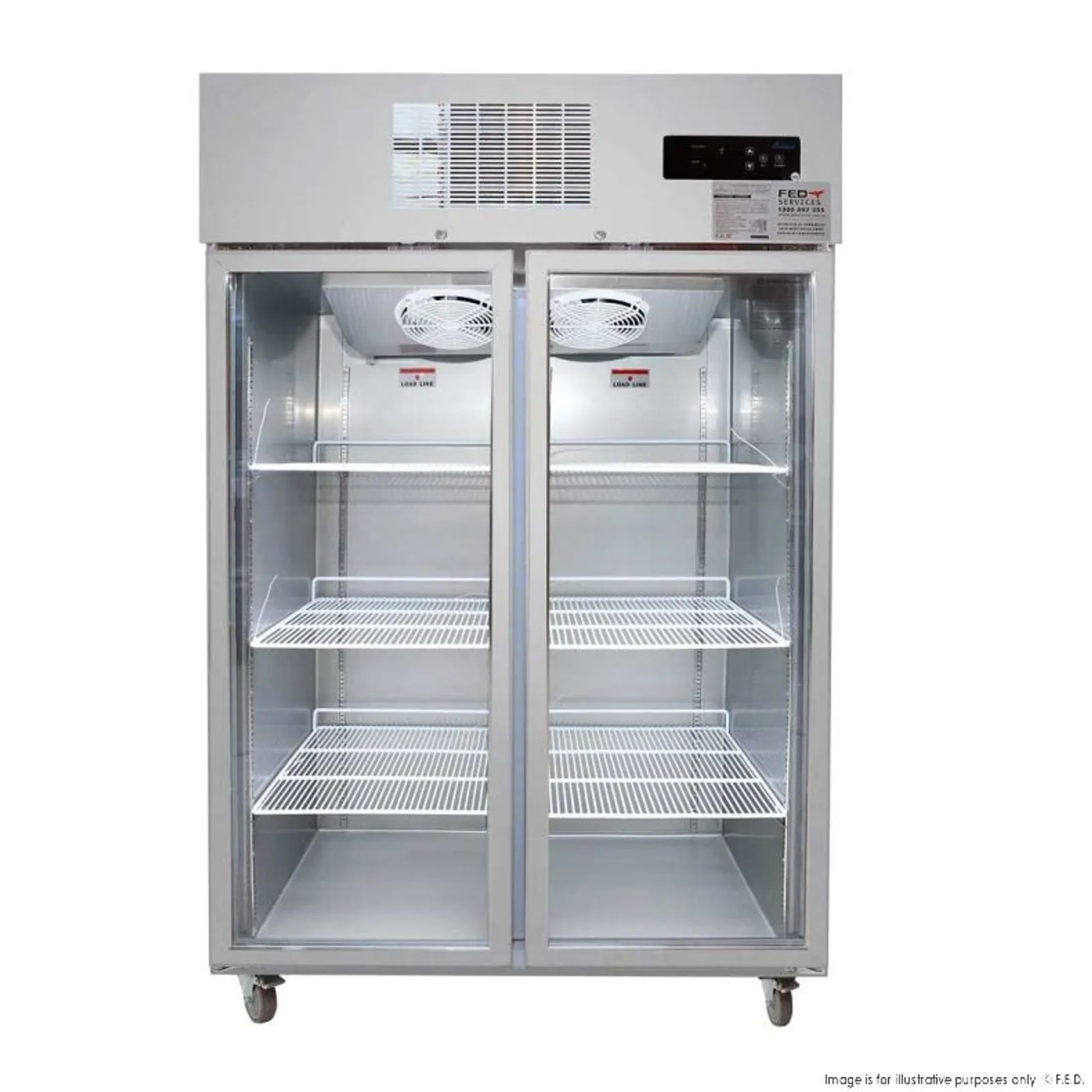 Thermaster SUFG1000 - 2 Door Display Freezer