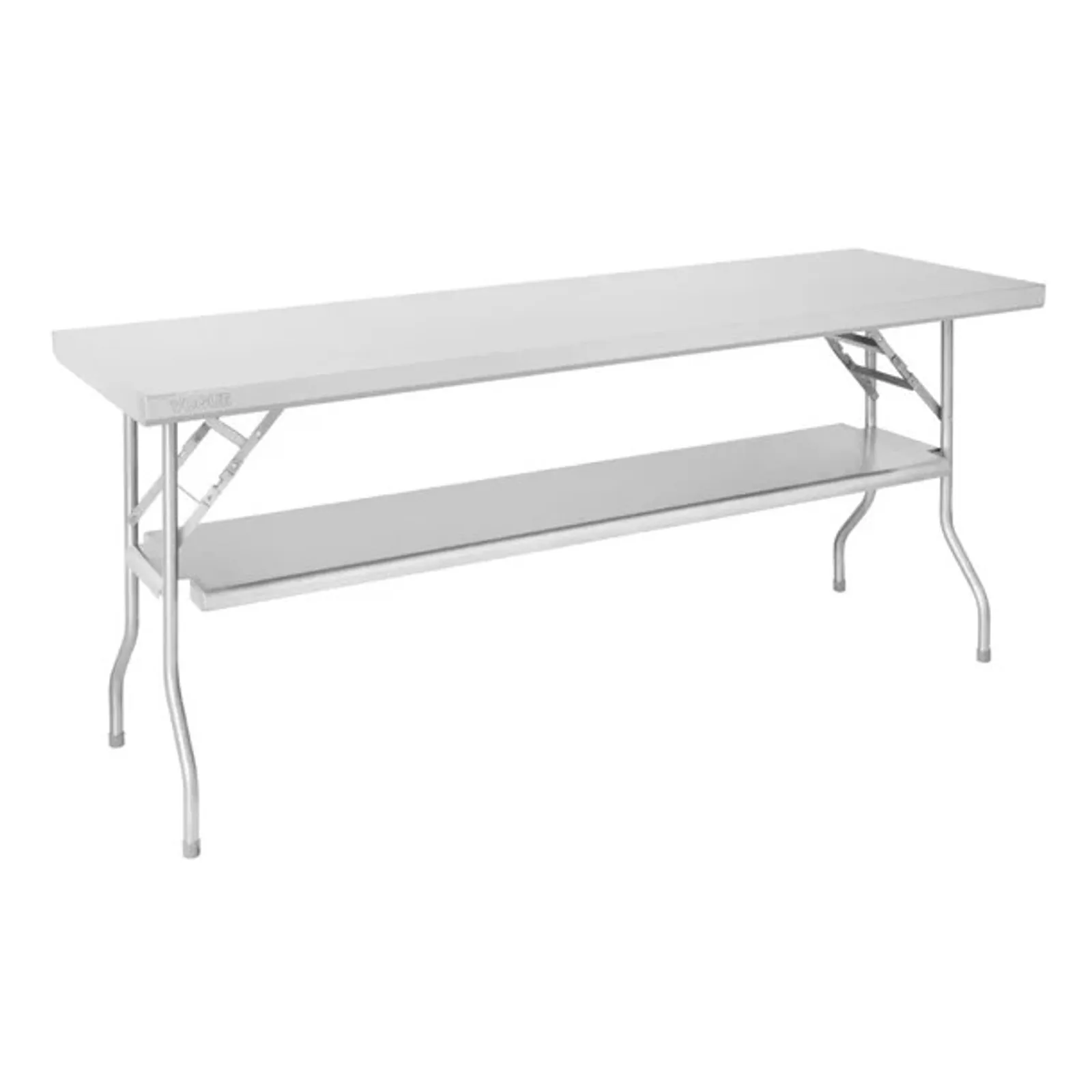 Vogue DR195 - Stainless Steel Folding Work Table 1830x760x780