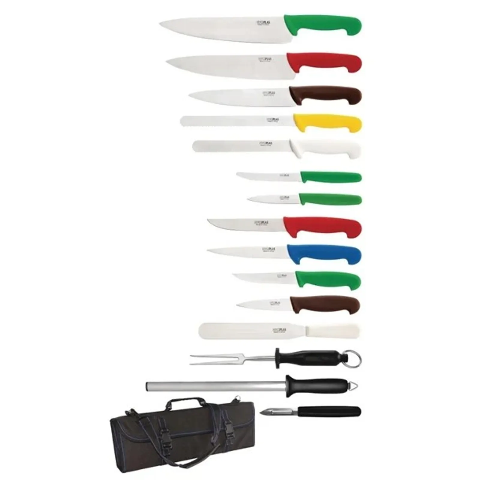 Hygiplas S454 - 15 Piece Knife Set