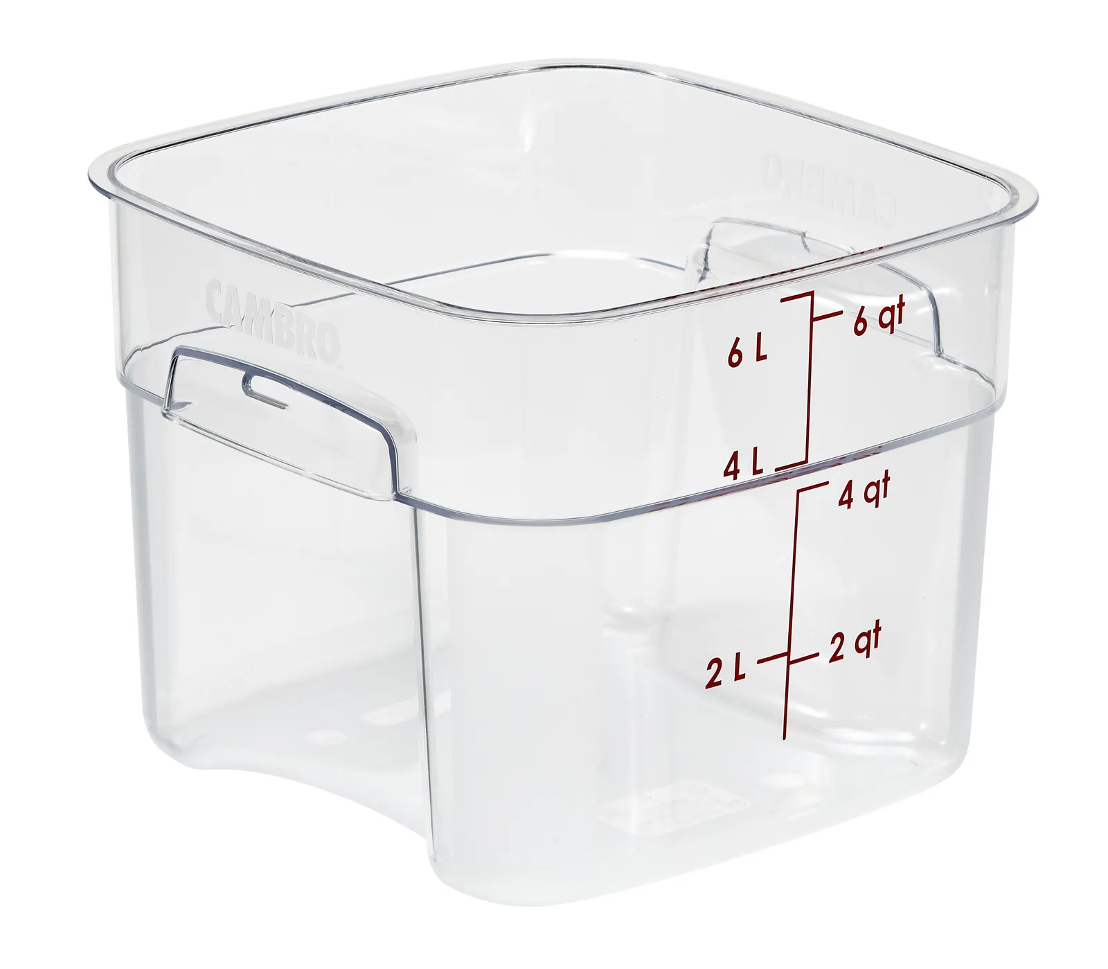 Cambro 6SFSPROCW - Camsquare FreshPro Storage Container 5.7L Clear