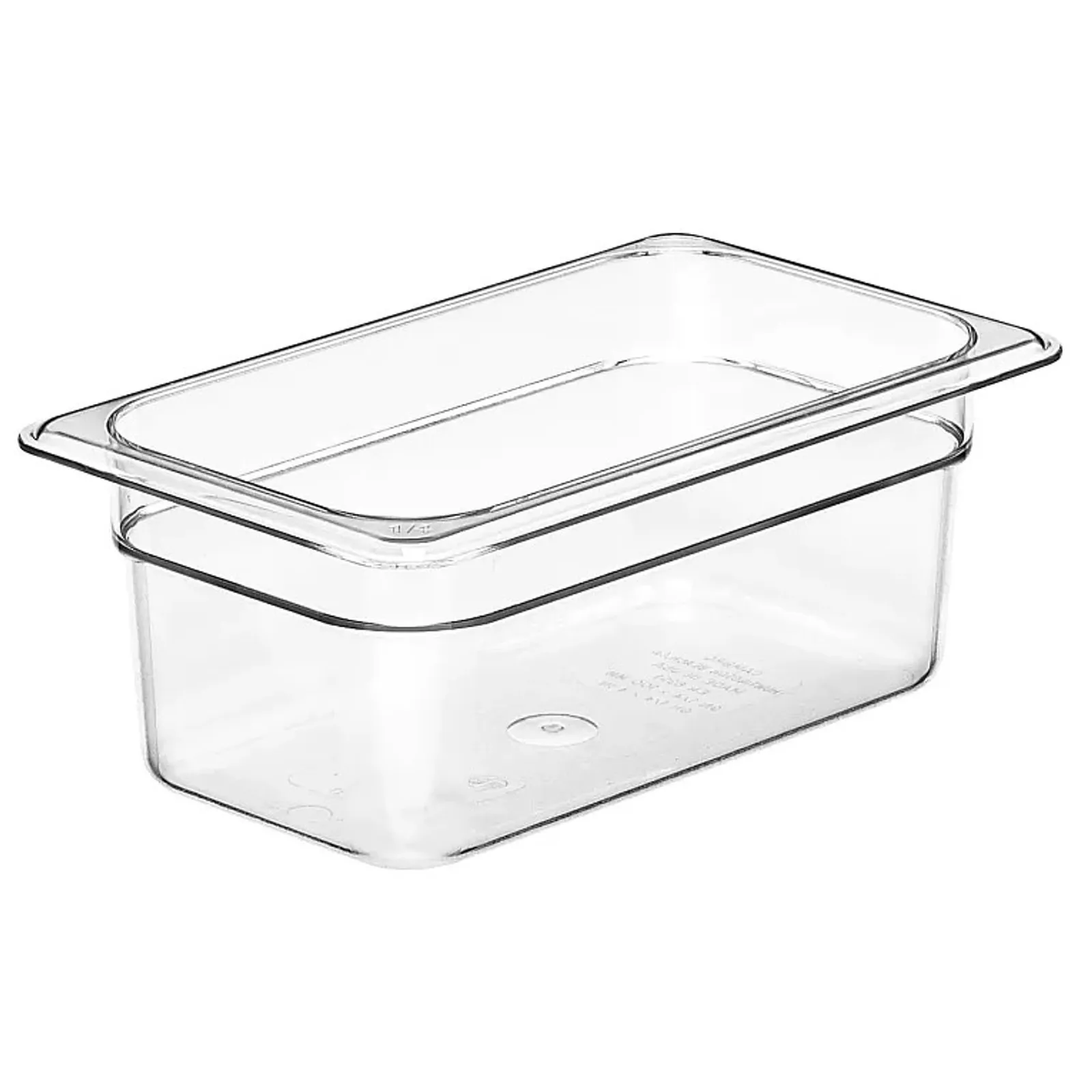 Cambro 44CW135 - Polycarbonate Food Pan 1/4 Size, 100mm Deep - Clear