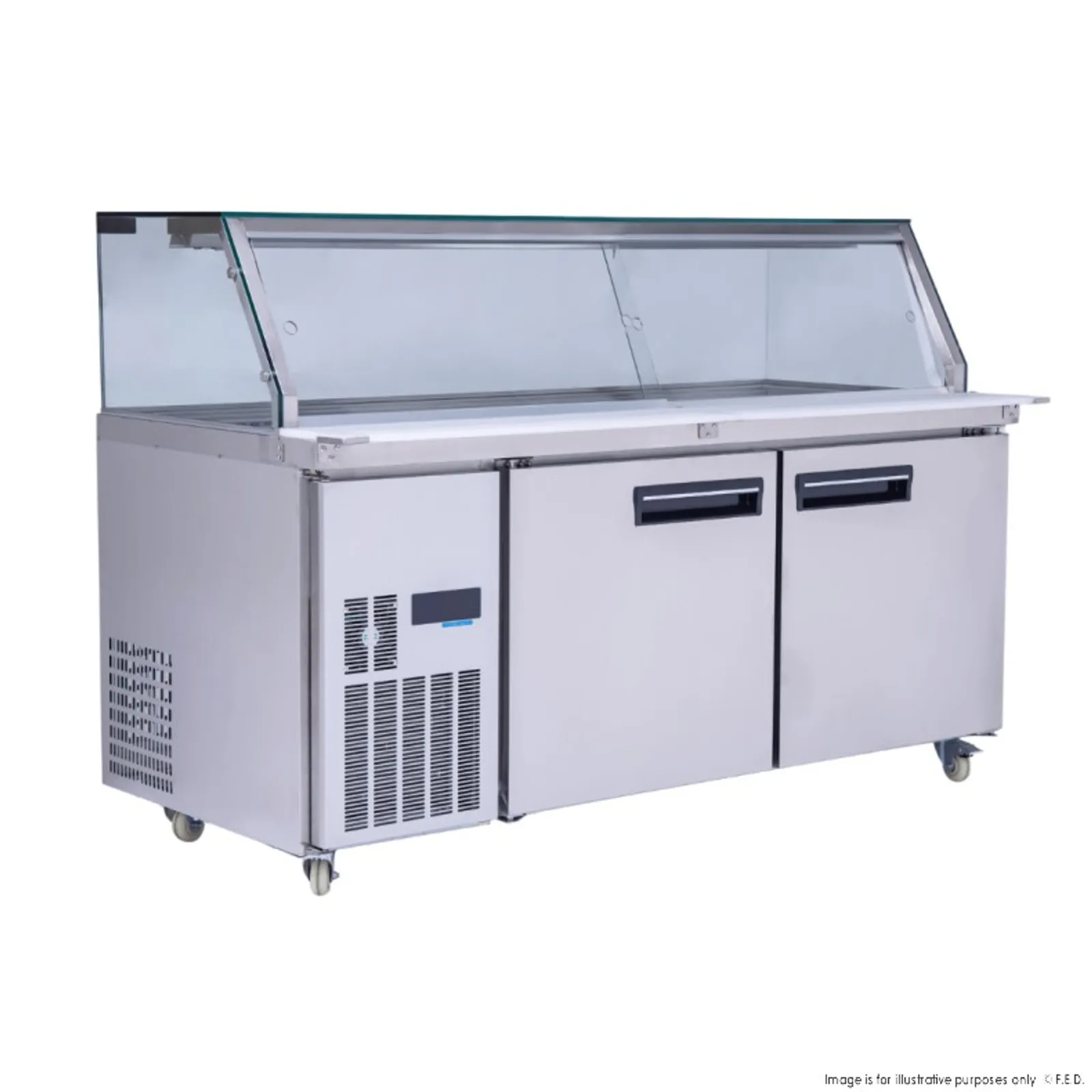 Thermaster PG180FA-XG - Cold Salad & Noodle Bar 5x1/1 GN Pans