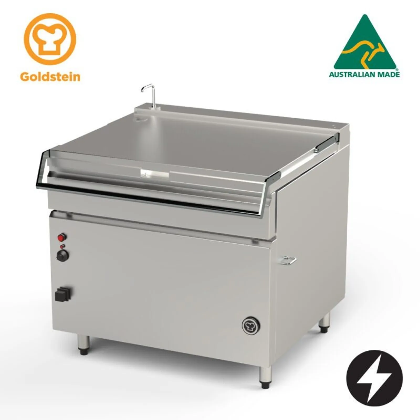 Goldstein BPE85 - 85L Tilting Electric Bratt Pan