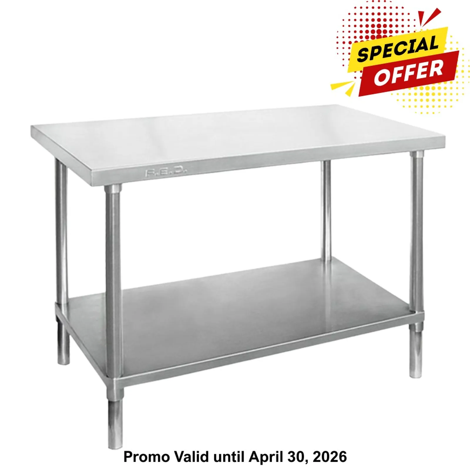 Modular Systems WB7-0600/A - Stainless Steel Workbench