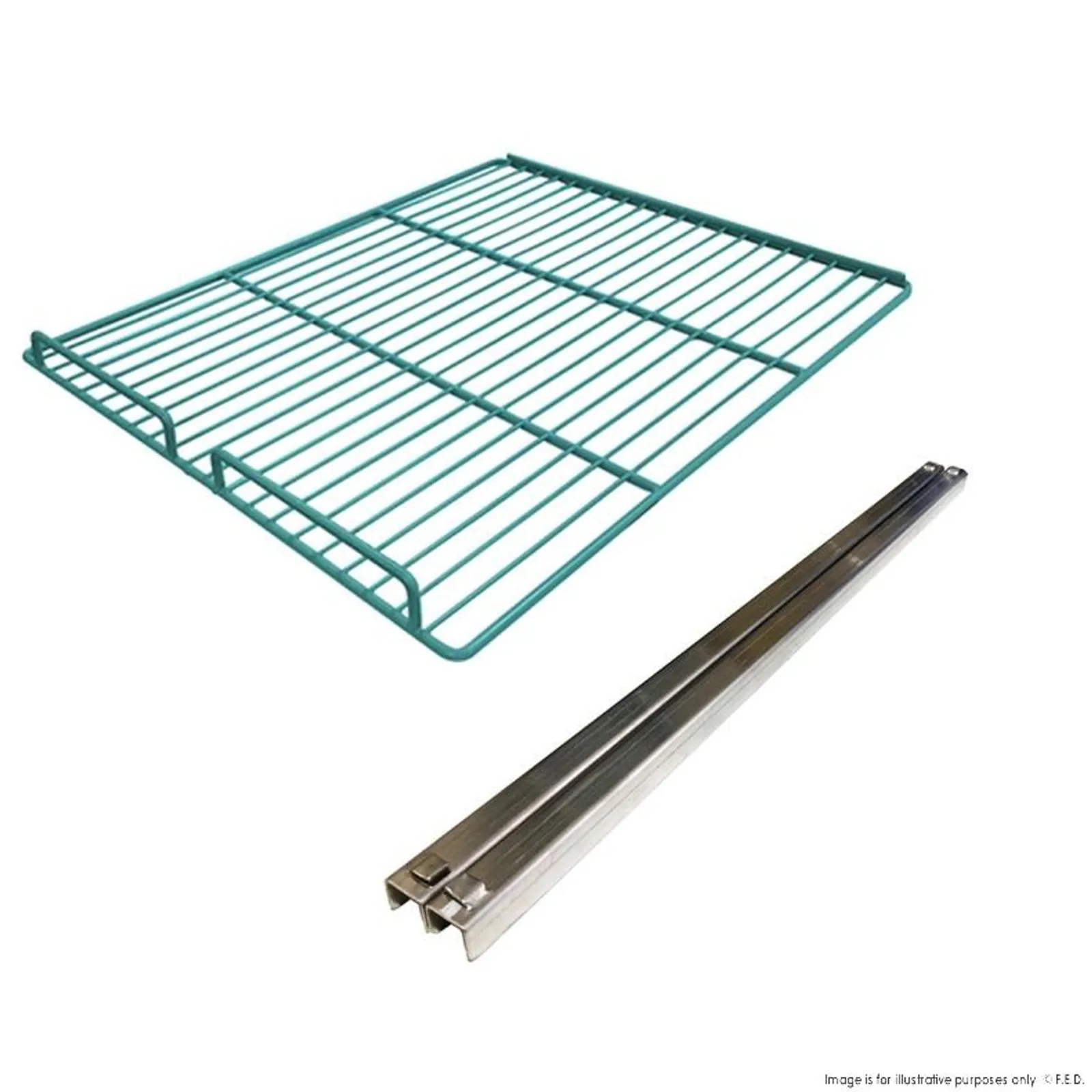 FED-X XUR-SHELFSET - Additional Shelf Set for Upright Units