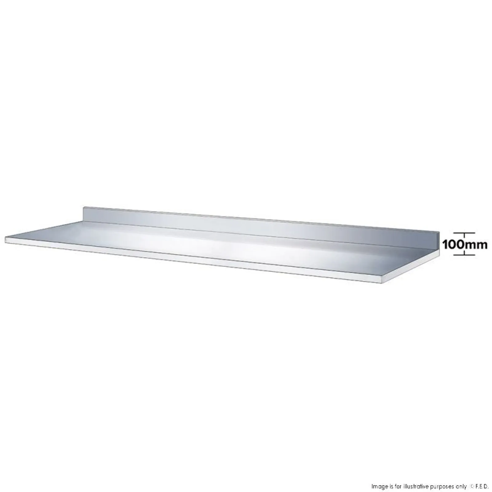 FED-X XUB64-WBB - Splash Back Top Panel for X Range 4 Door 600mm