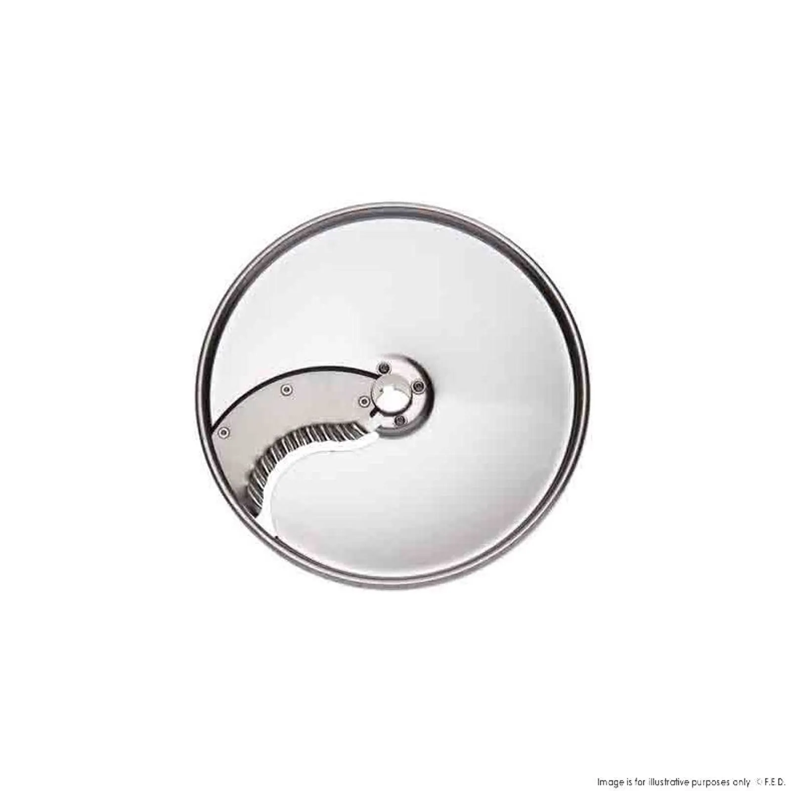 Dito Sama DS650164 - Stainless Steel Pressing/Slicing Disc With Corrugated S-Blades (Balanced) 10 mm