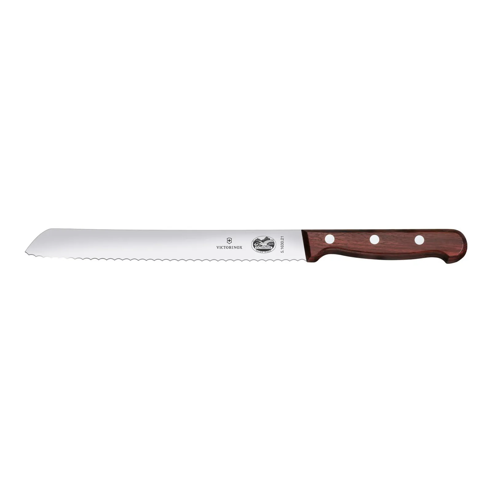 Victorinox 5.1630.21G - Bread Knife 21cm, Wavy Edge - Wood - GB