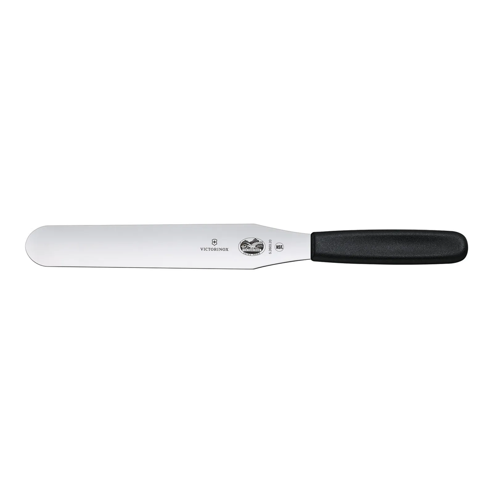 Victorinox 5.2603.20B - Spatula, 20cm, Flexible Straight Blade, Nylon, Hang Sell - Black