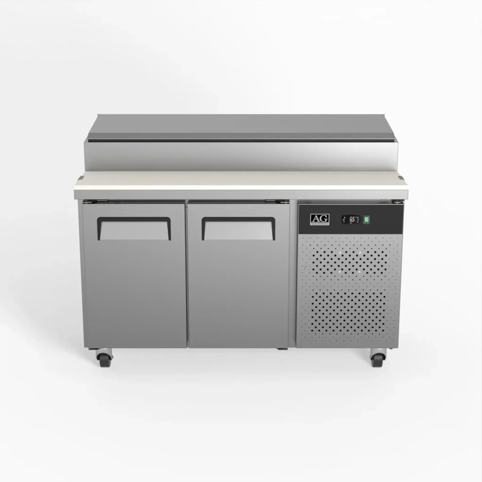 AG Equipment SH2000-700 - 2 Door Saladette Fridge – Fits 7 x 1/3 GN Trays