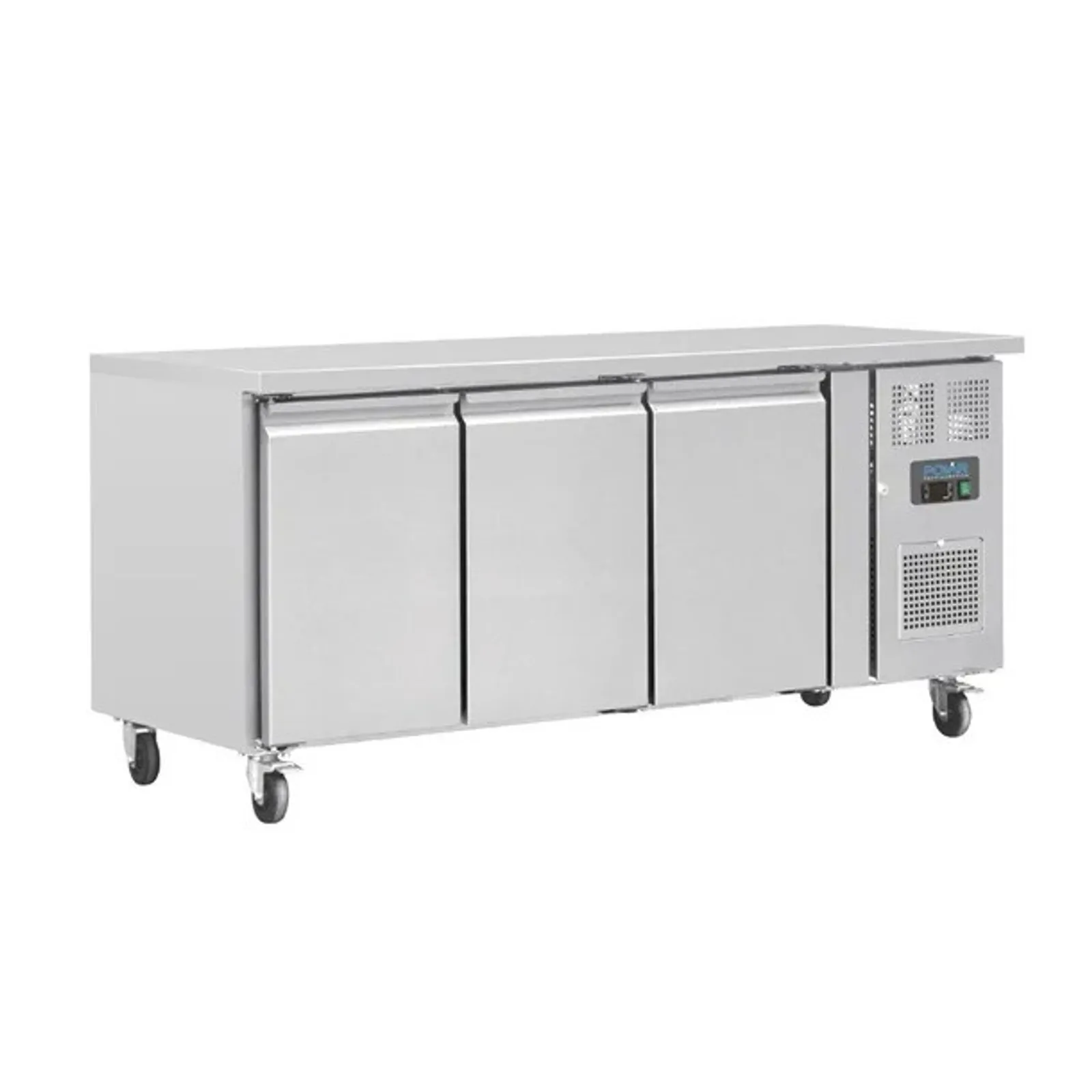Polar UA048-A U-Series - Triple Door Counter Fridge - 417Ltr