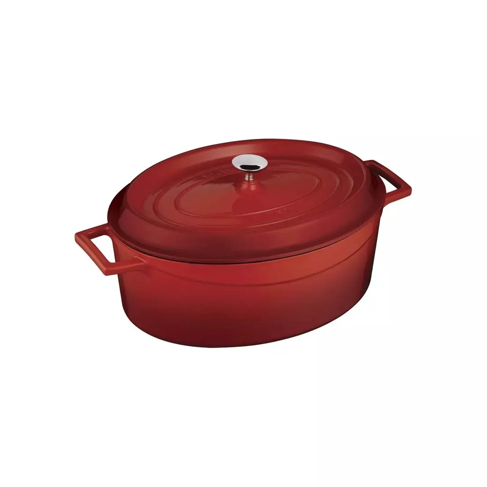 Lava 799529-R - Casserole-Oval, Cast Iron, 4.8lt - Red