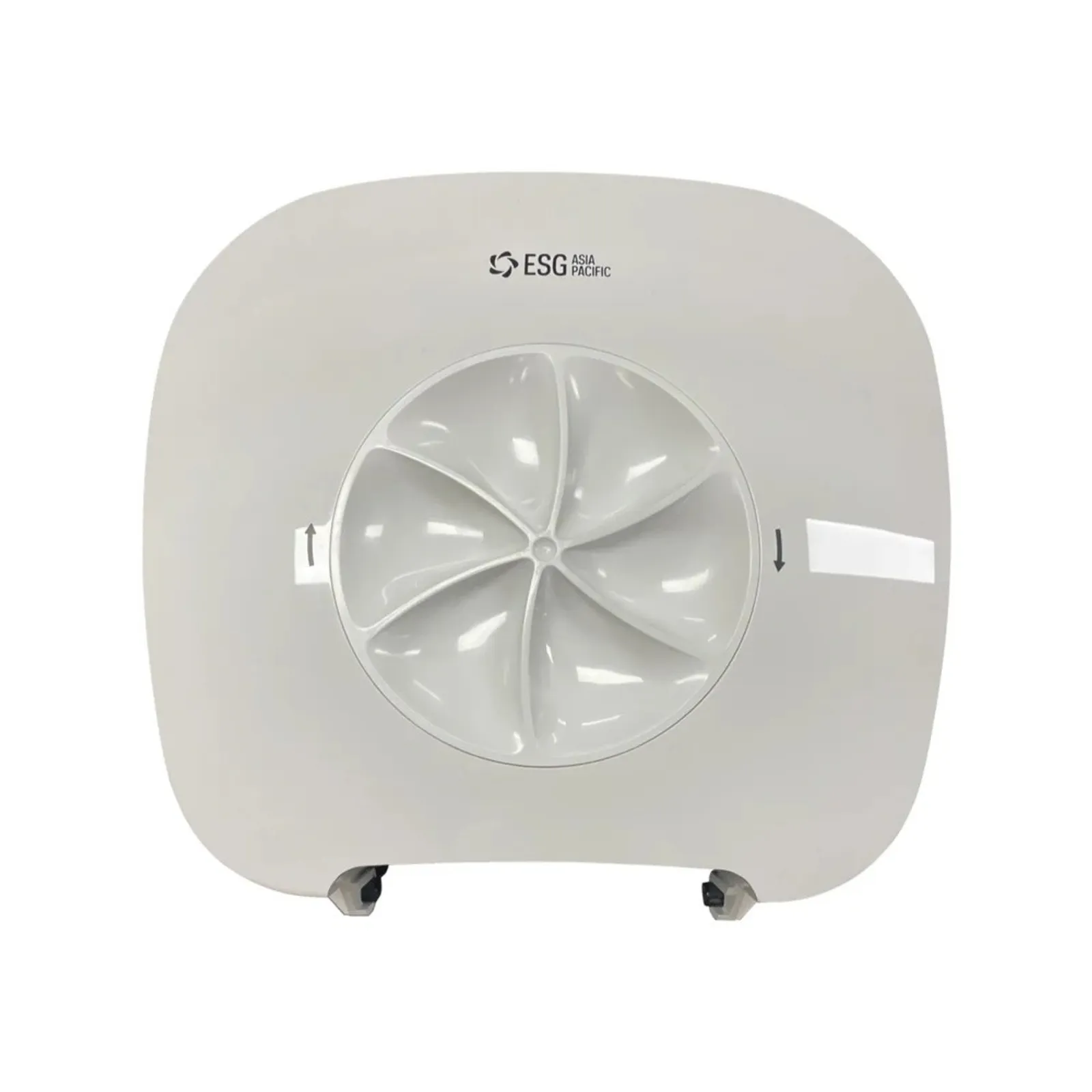 ESG SD404 - Slim 3-Roll Controlled-Use Toilet Tissue Dispenser – Gloss White