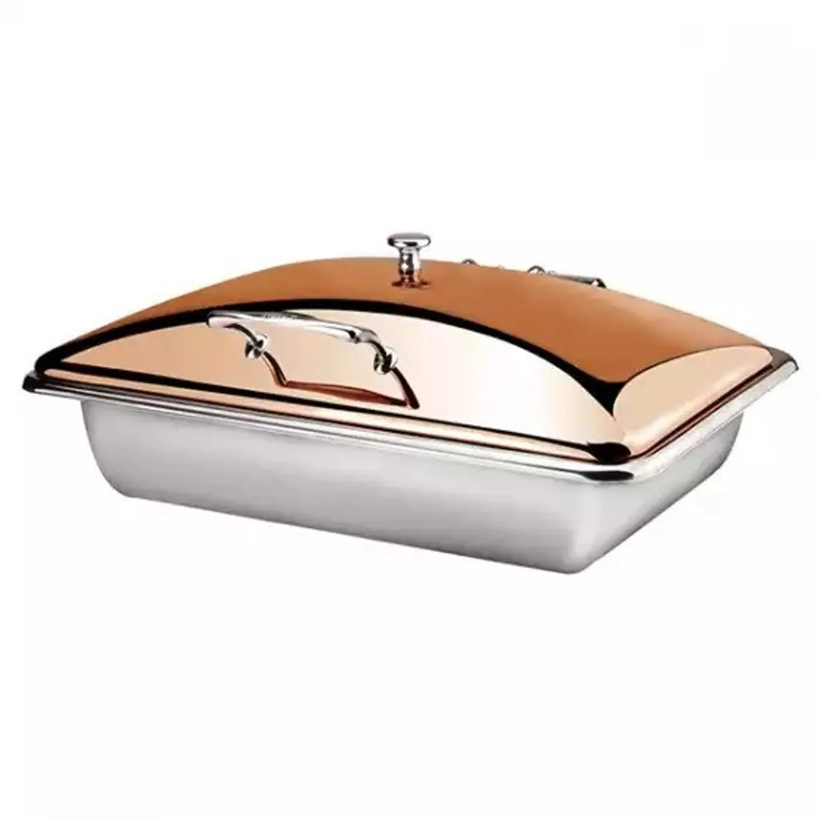 Athena 8331102 - Princess 1/1 Size Rectangular Chafer - Golden Rose