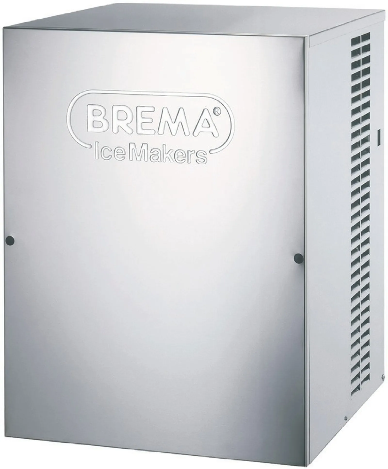 Brema VM350A Ice Maker No Bin - 140Kg/24hrs - Vertical Evaporator - Fast Ice
