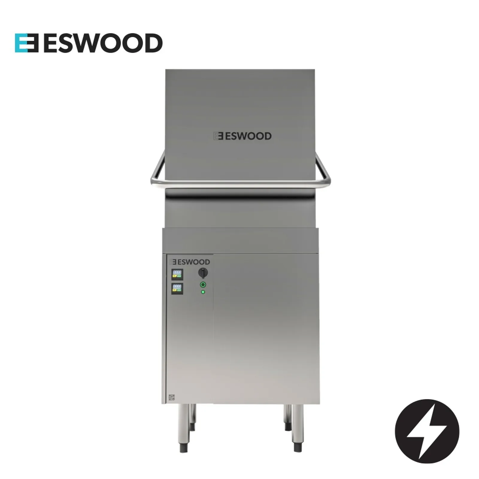 Eswood ES50DP - Heavy Duty Pass-Through Warewasher with Drain Pump