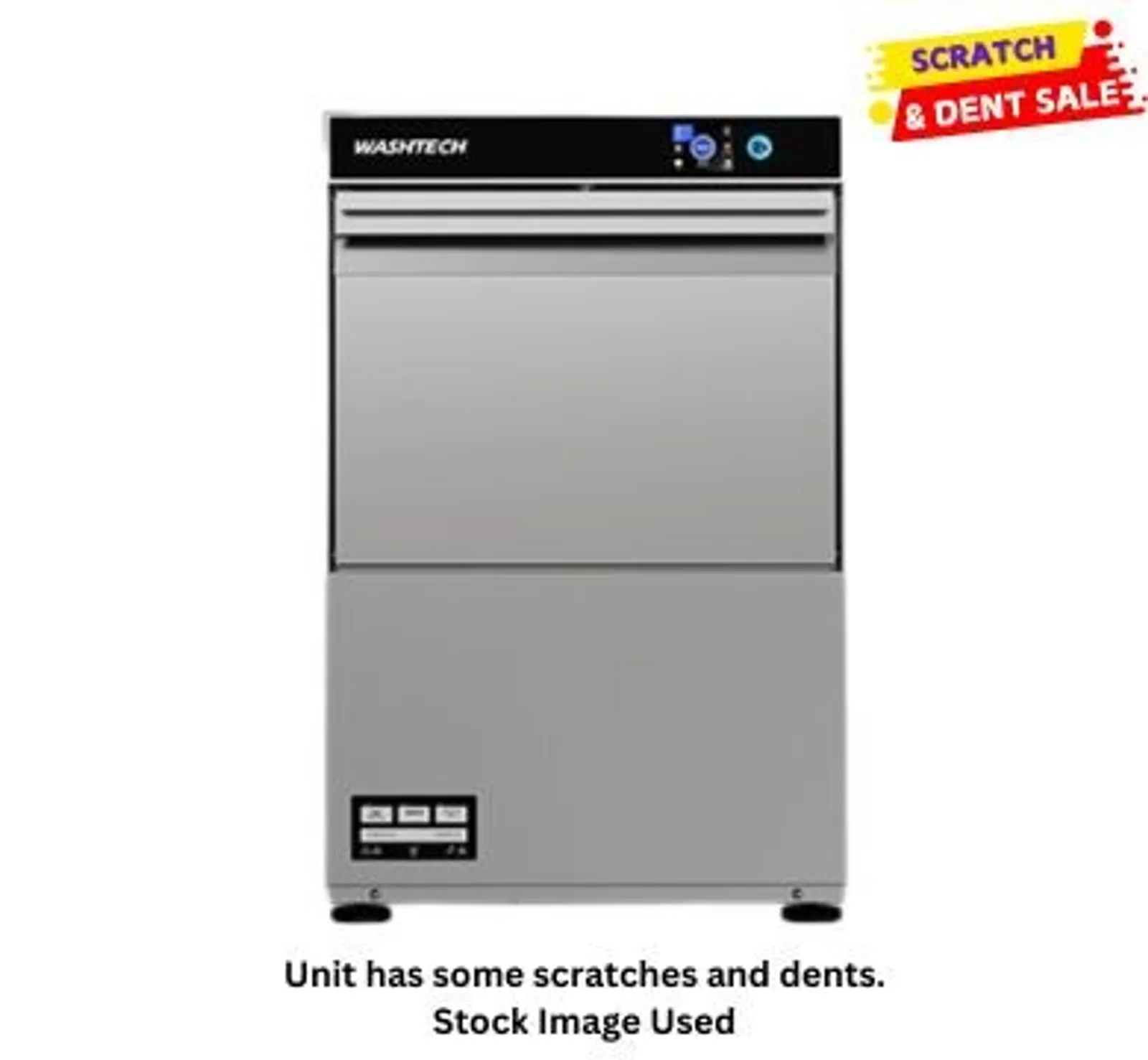 Washtech GM-R - Professional Undercounter Glasswasher / Dishwasher - 450mm Rack - Clearance (2)