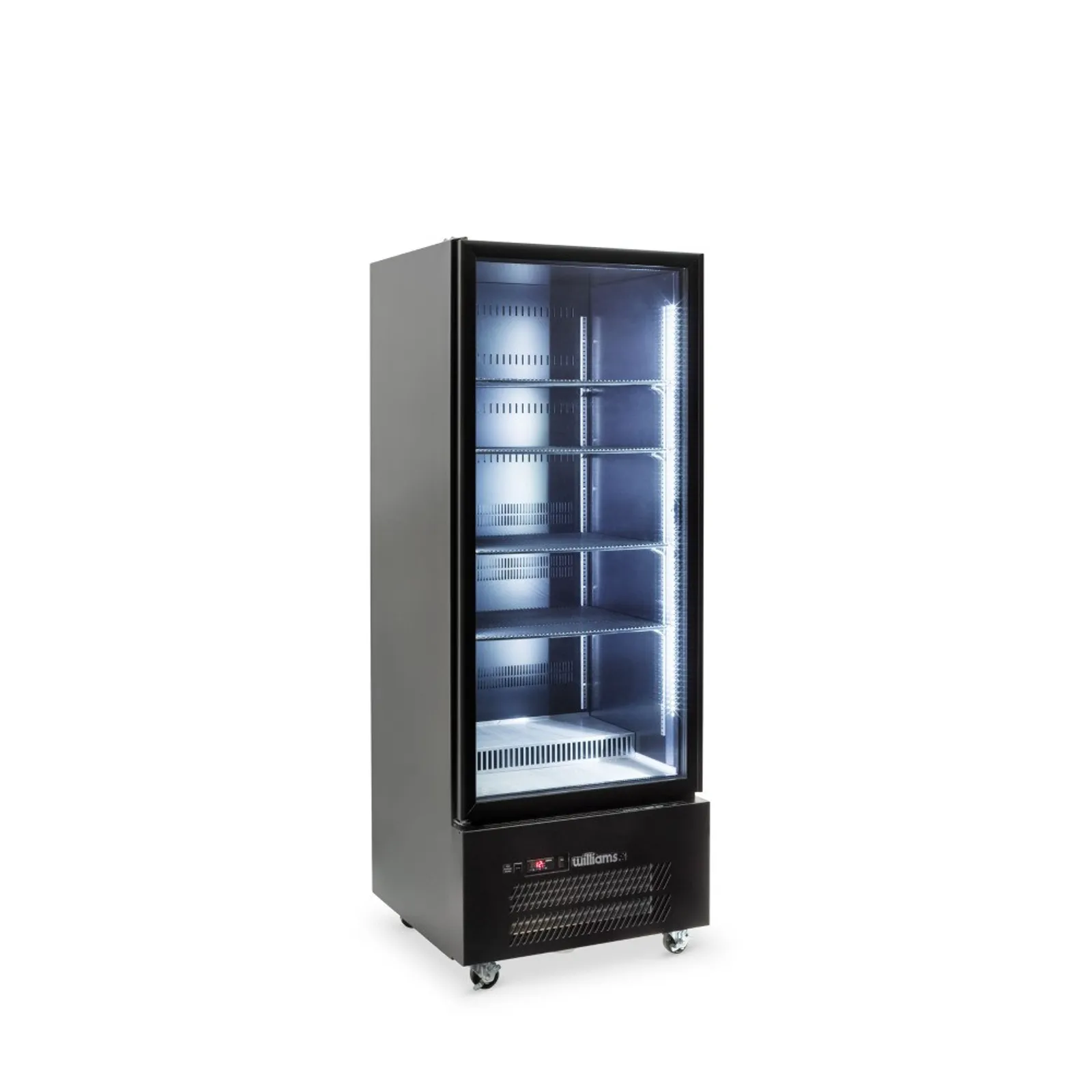 Williams HQS1GBHC Quartz Star - 1 Door Black Colorbond Upright Display Fridge