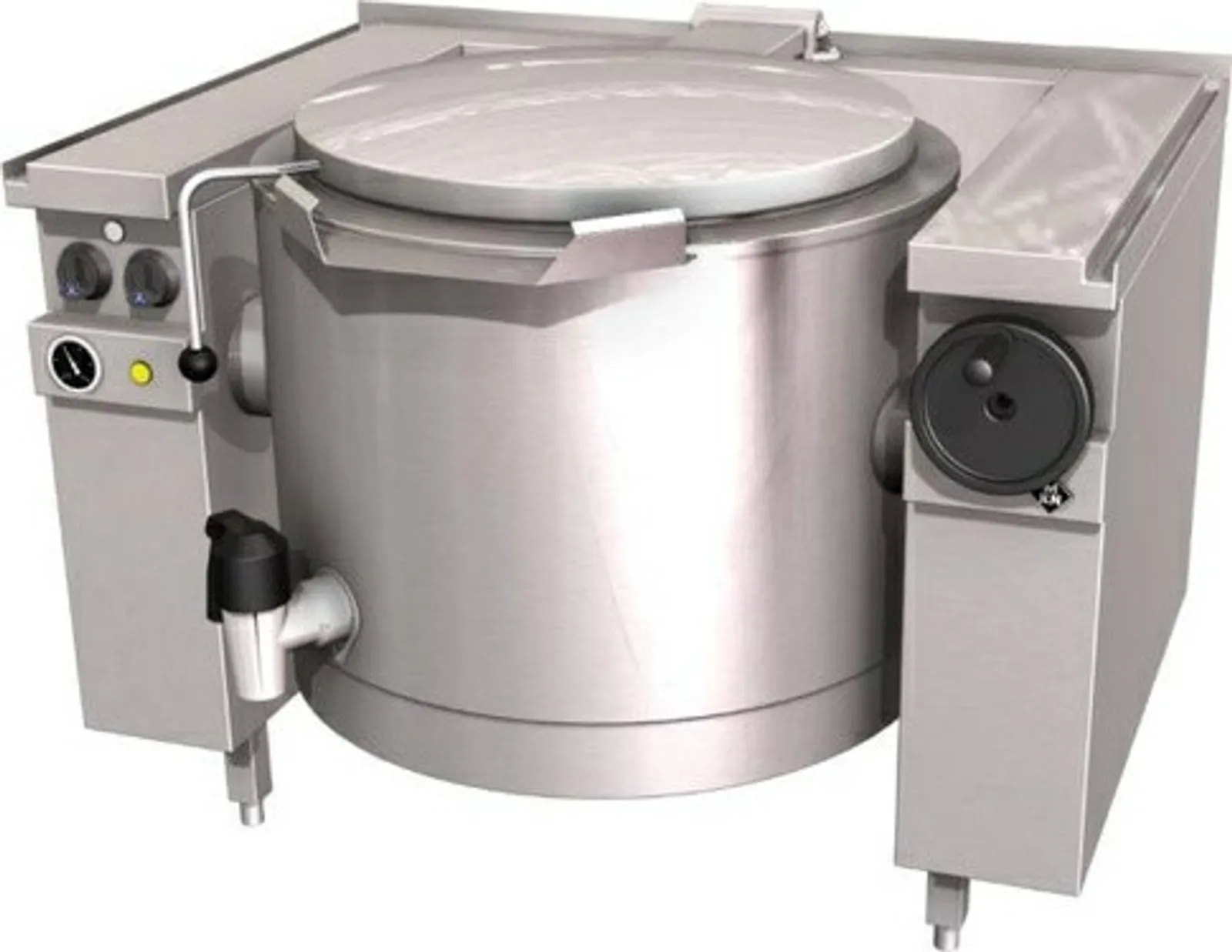 MKN 10019210 - Electric Quick Boiling Kettle 100L Manual Tilting Vapro