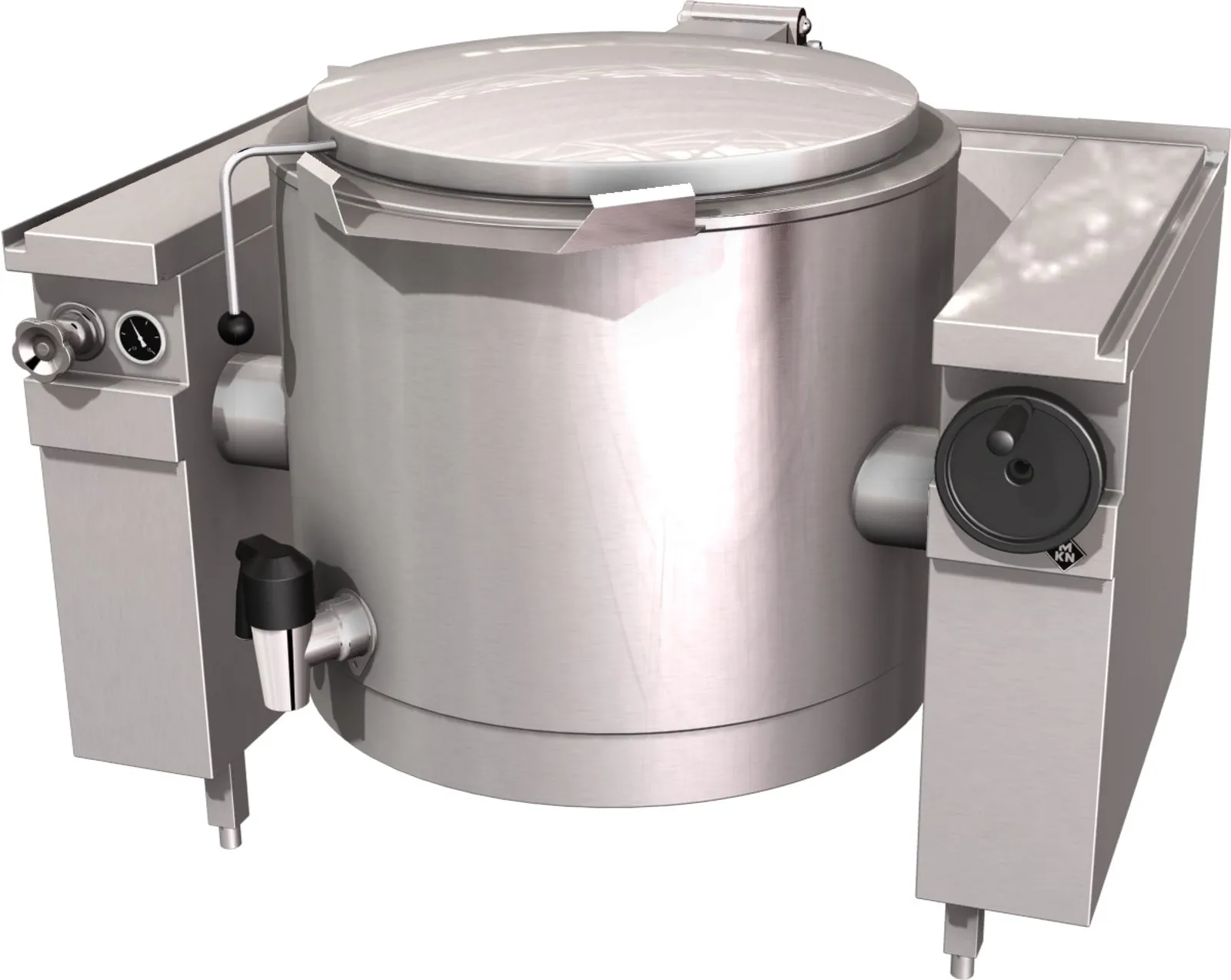 MKN 10019203 - Steam Quick Boiling Kettle 150L Manual Tilting