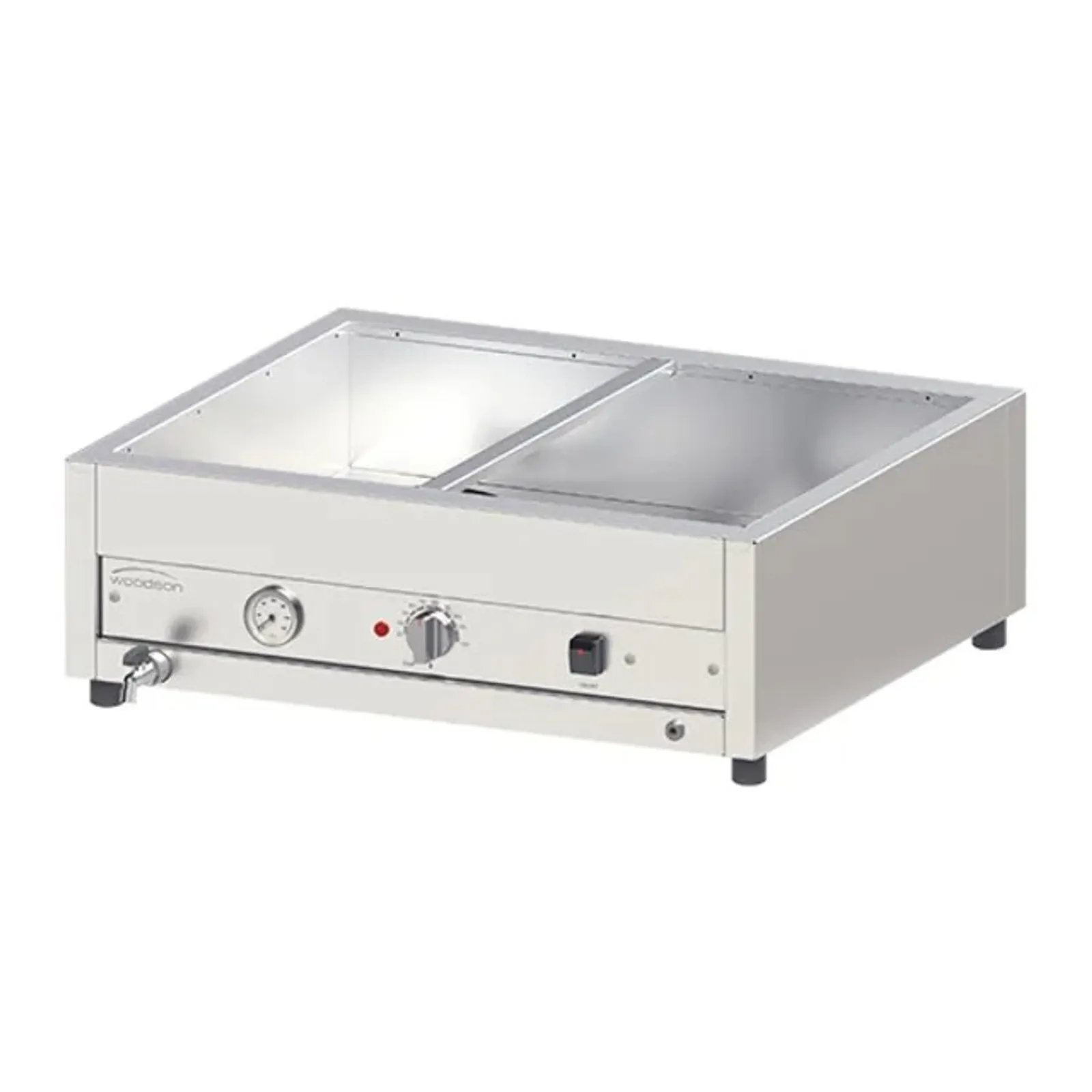 Woodson W.BMA22 2 Row 2 Bay Large Bain Marie