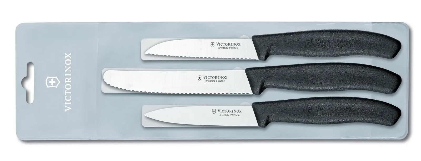 Victorinox 6.7113.3 - 3 Piece Paring Set - Black